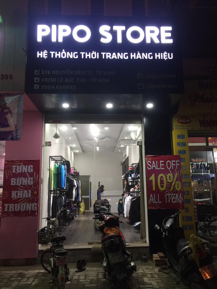 Thi công nội ngoại thất Pipo Store